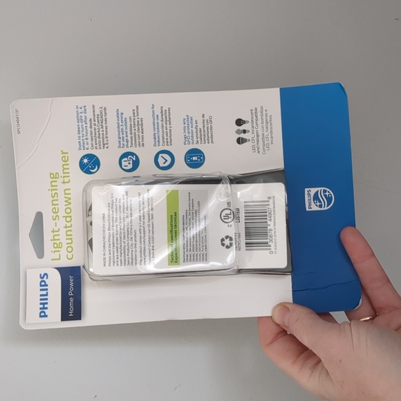 Phillips Light-Sensing Countdown Timer Outdoor Xmas Christmas Lights - Picture 3 of 3